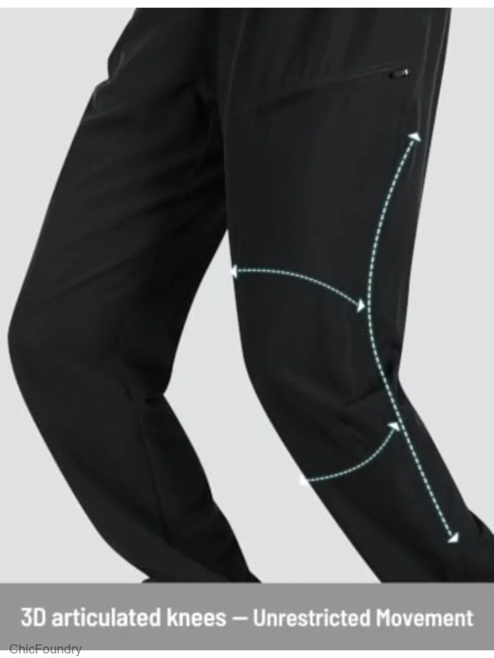 Men's Lightweight Hiking Pants Quick Dry Water Resistant UPF 50+ 6 Pockets